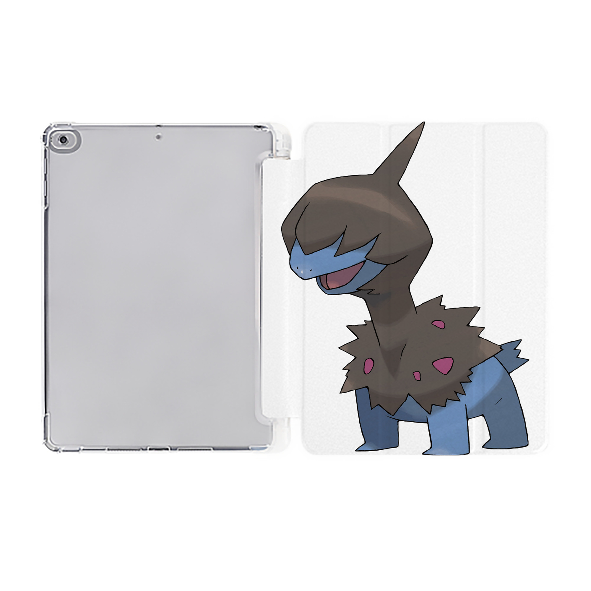 （画像用） ポケットモンスター Pokémon IPad ケース ペン収納付き 三つ折りスタンド PUレザー×シリコン 対応機種9.5/10.5/10.9インチ